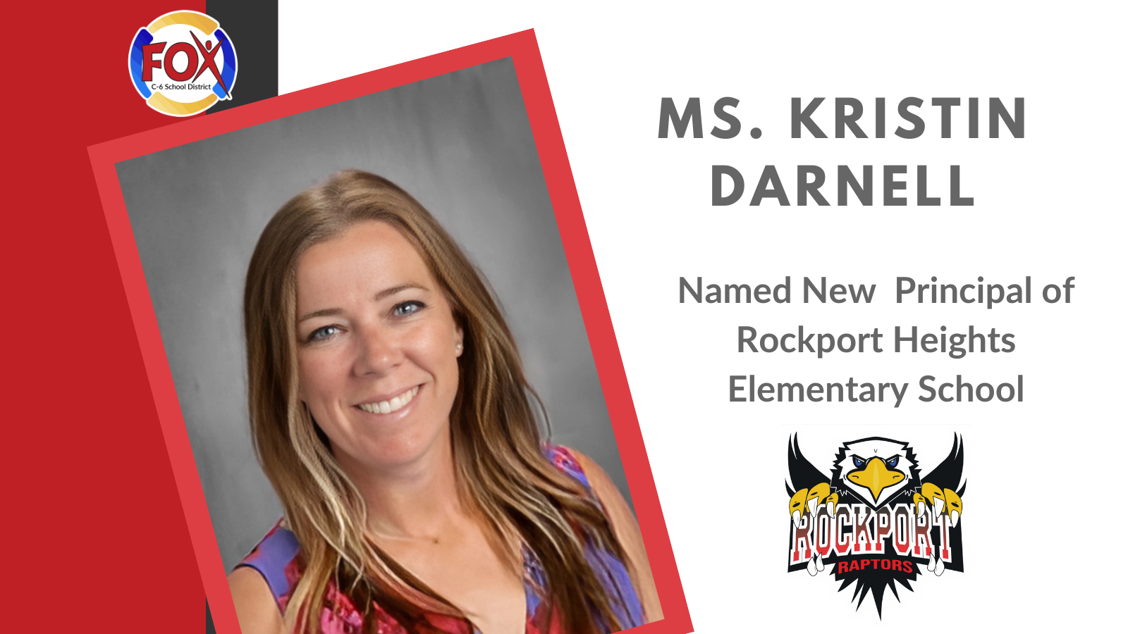  New Rockport Heights Principal Kristin Darnell